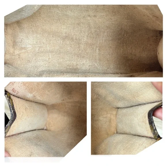 Vintage LOUIS VUITTON Monogram Toiletry 19 Pouch Clutch Bag Brown Authentic - Picture 10 of 17